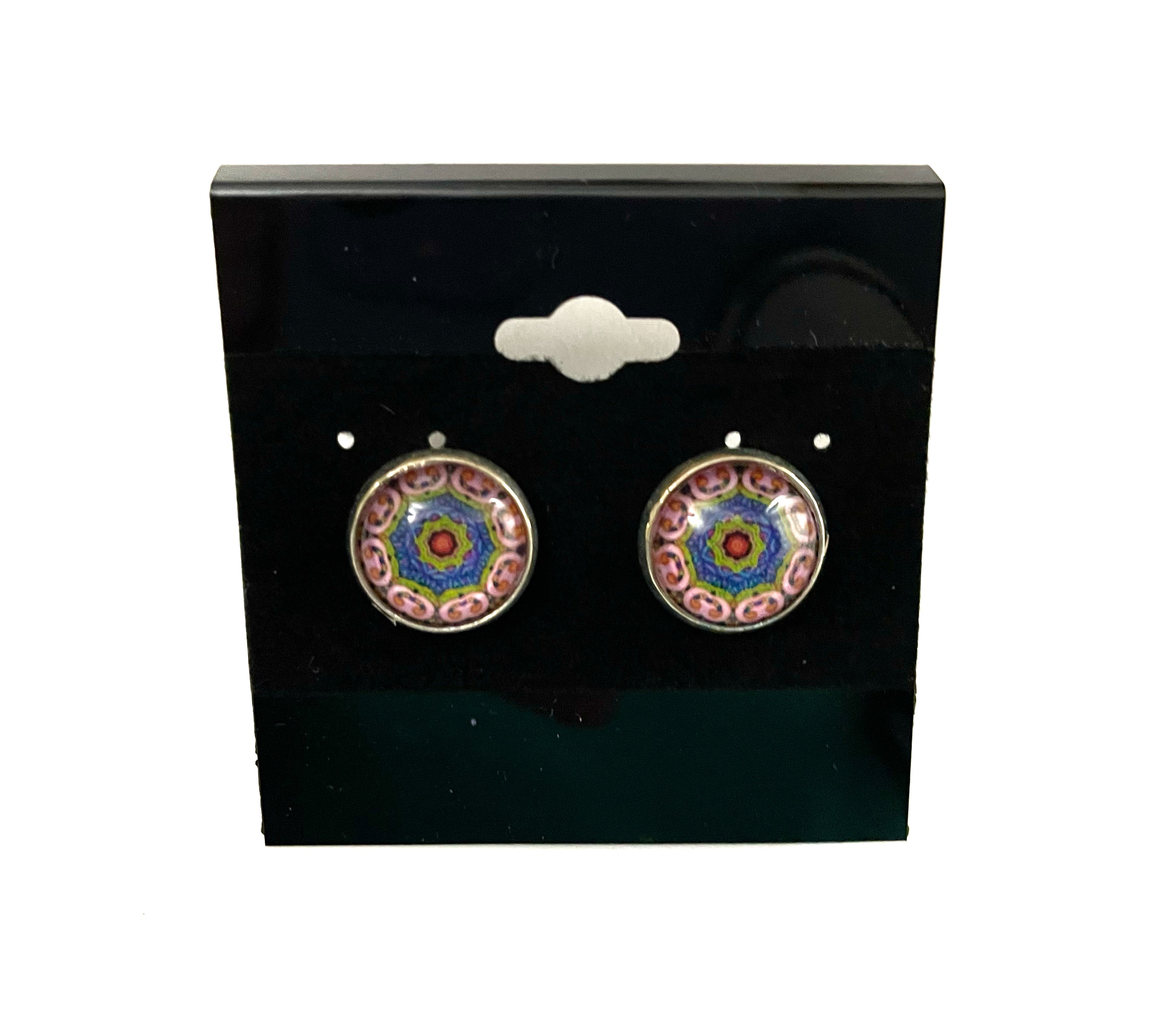 Colorful Post Earrings - Multiple Options - Silver Posts