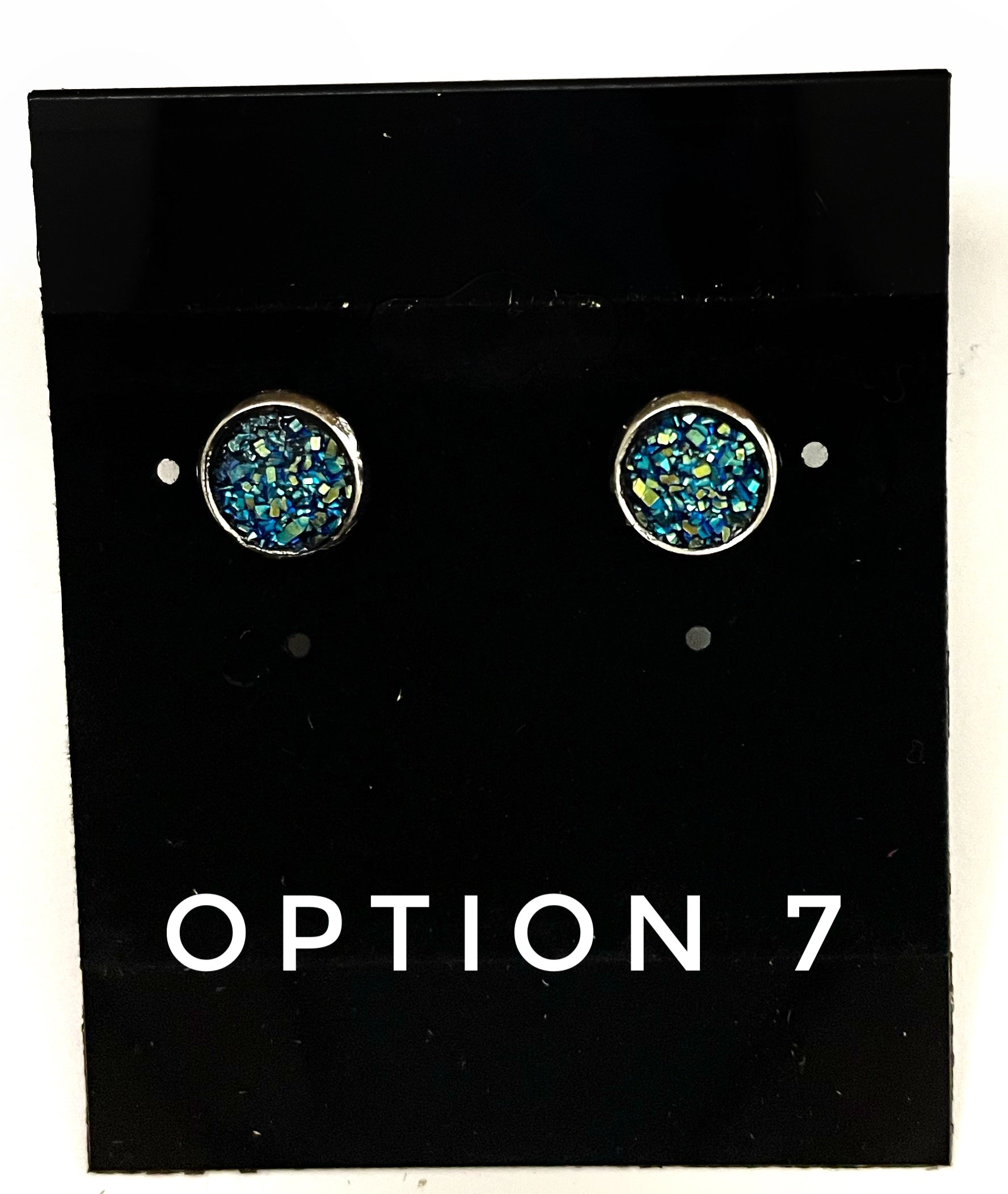 8mm Druzy Earring