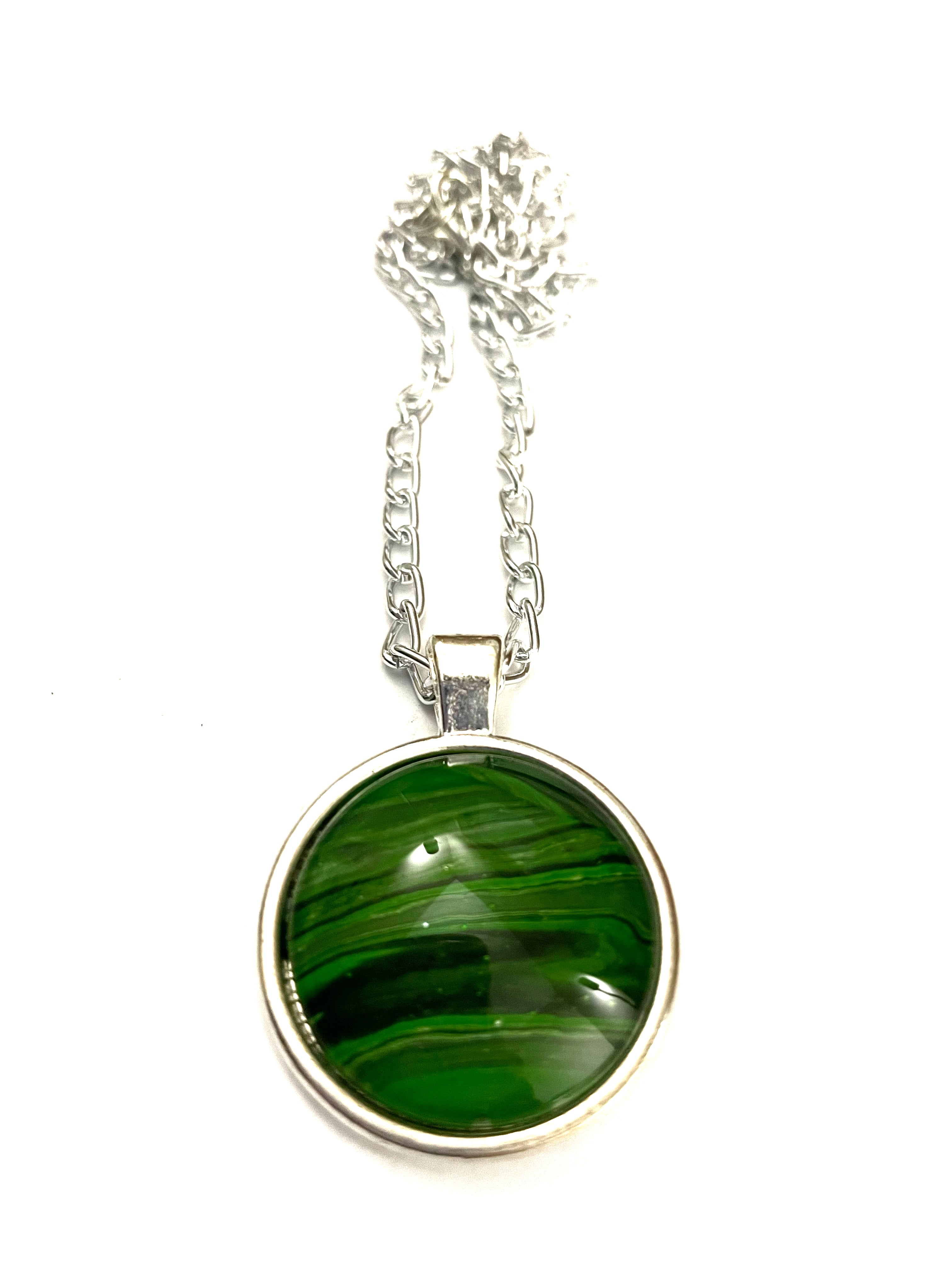 Green Acrylic Necklaces