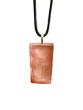Red Rectangle Tile Necklace