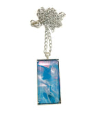 Blue, Pink and Black Acrylic Necklaces
