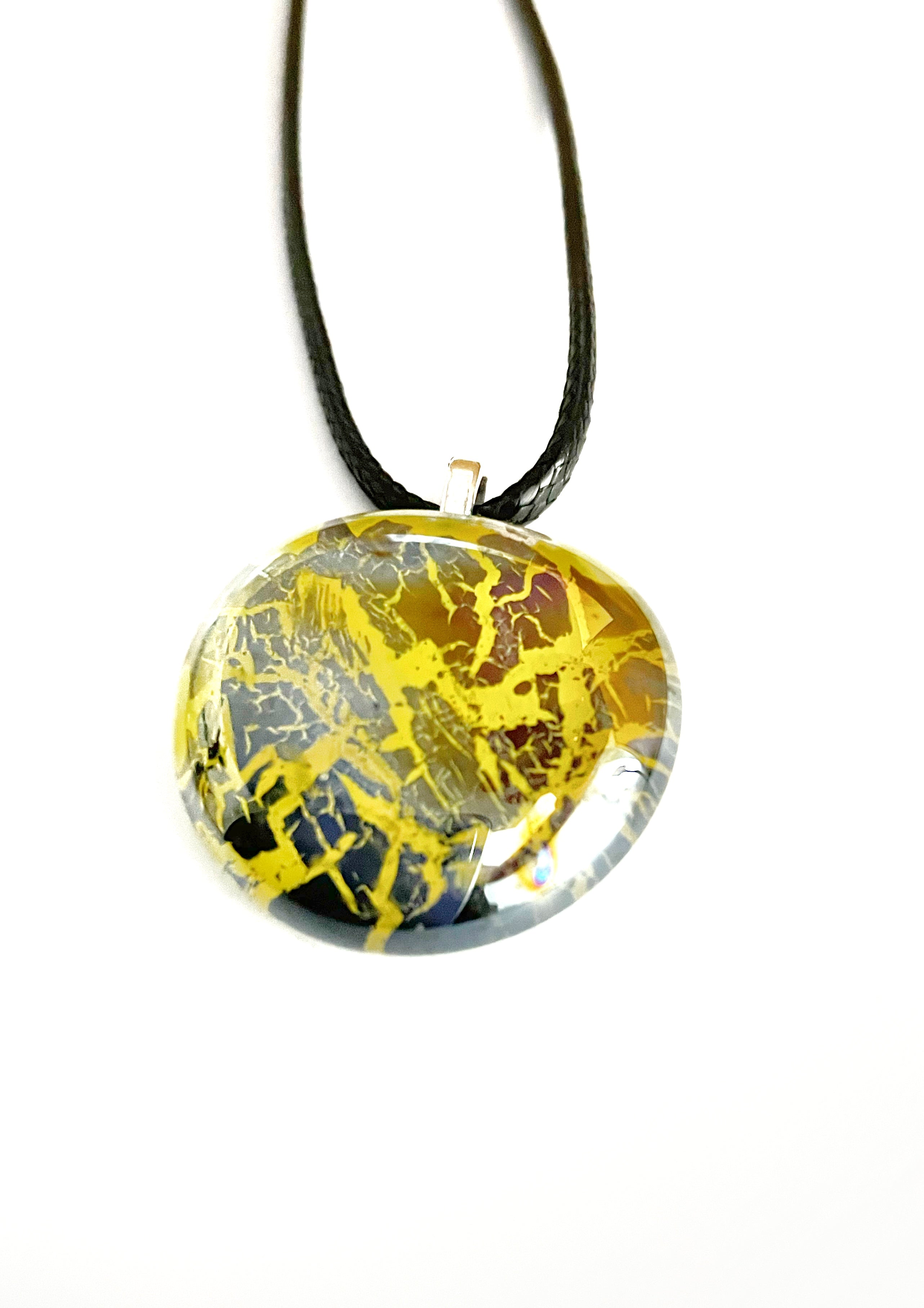 Crackle Polish Necklace - Multiple Options