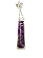 Purple Acrylic Necklaces