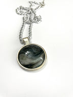 Grey Acrylic Necklaces