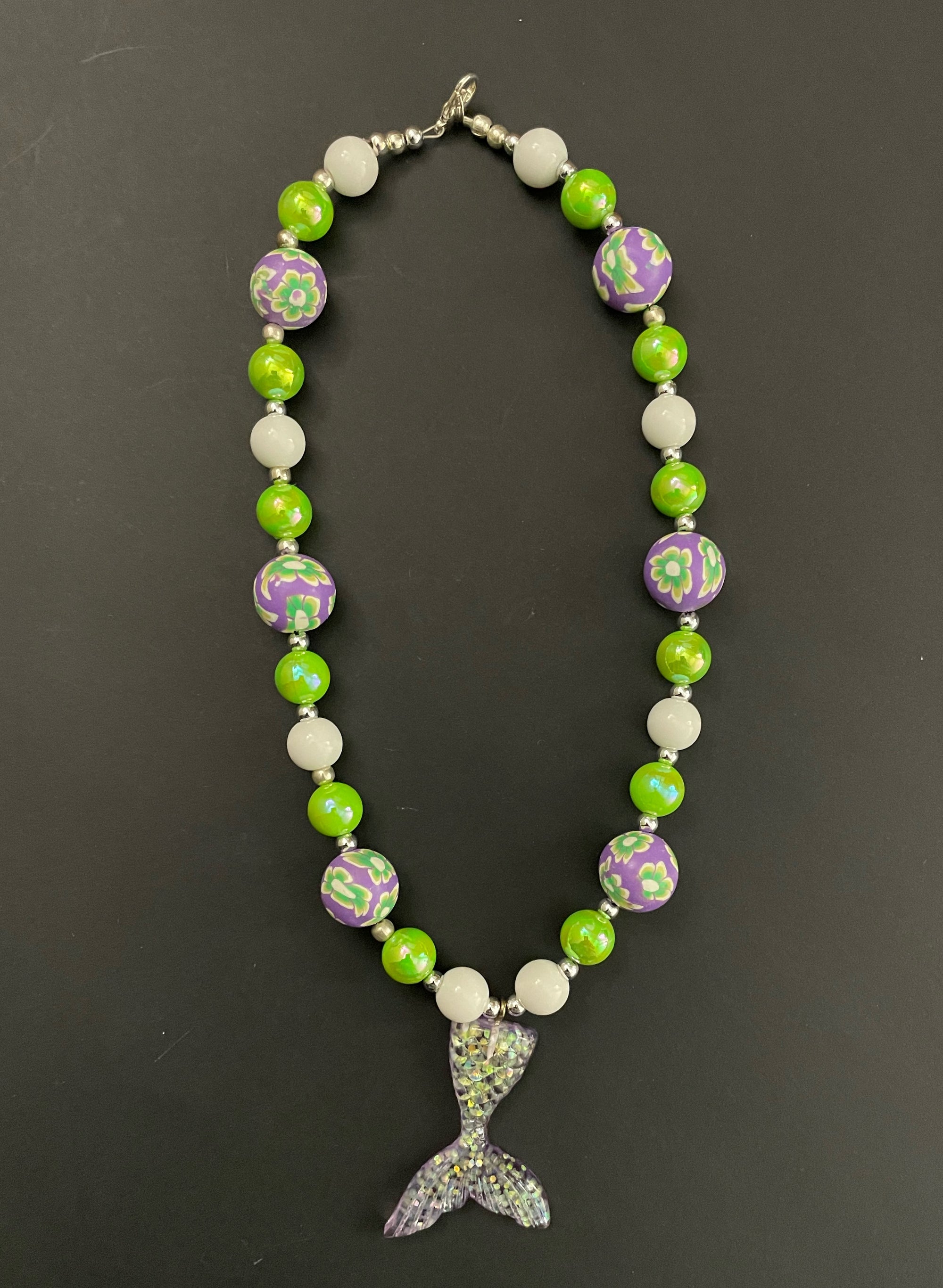 Mermaid Tail Necklace - Resin