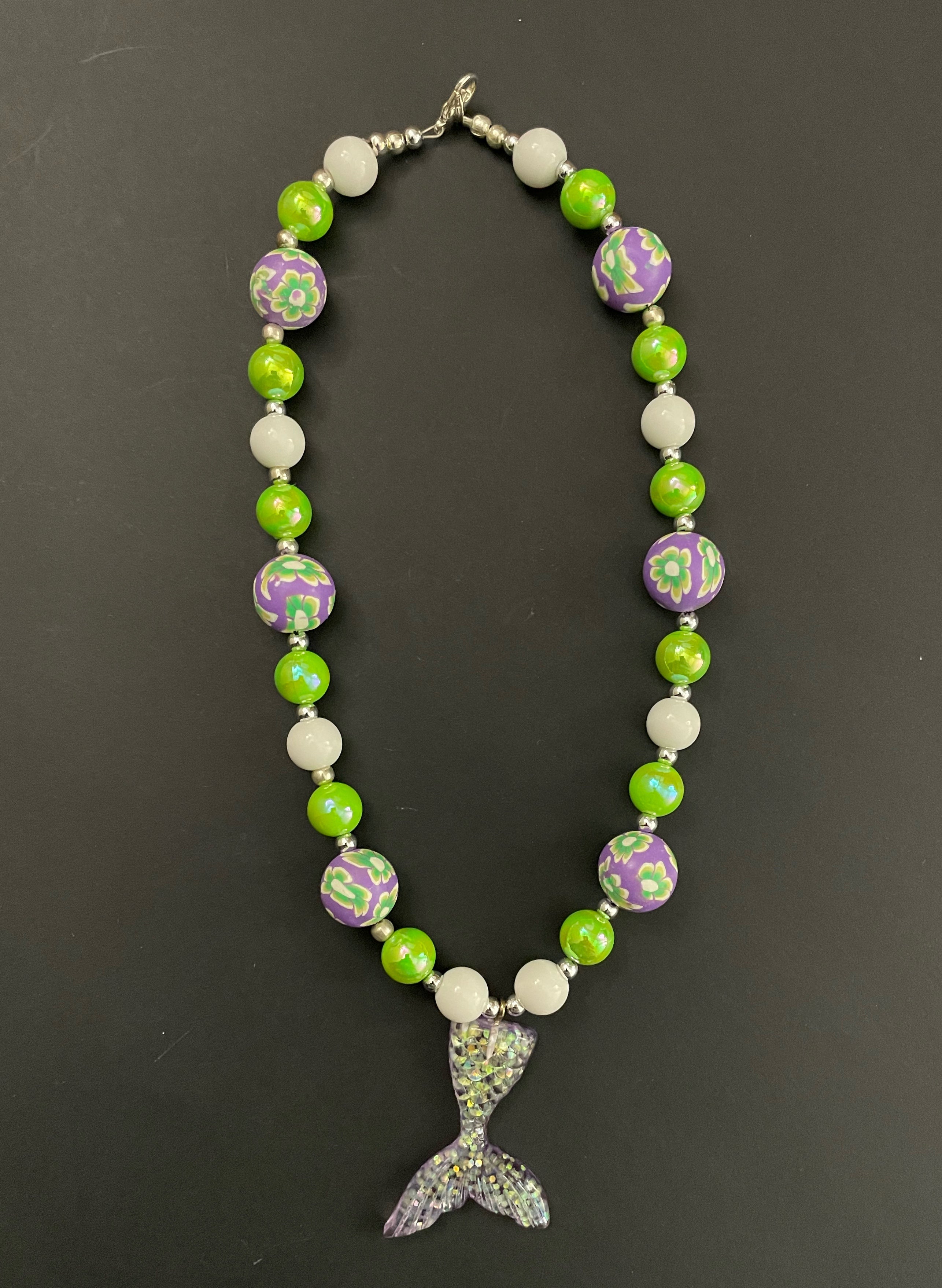 Mermaid Tail Necklace - Resin