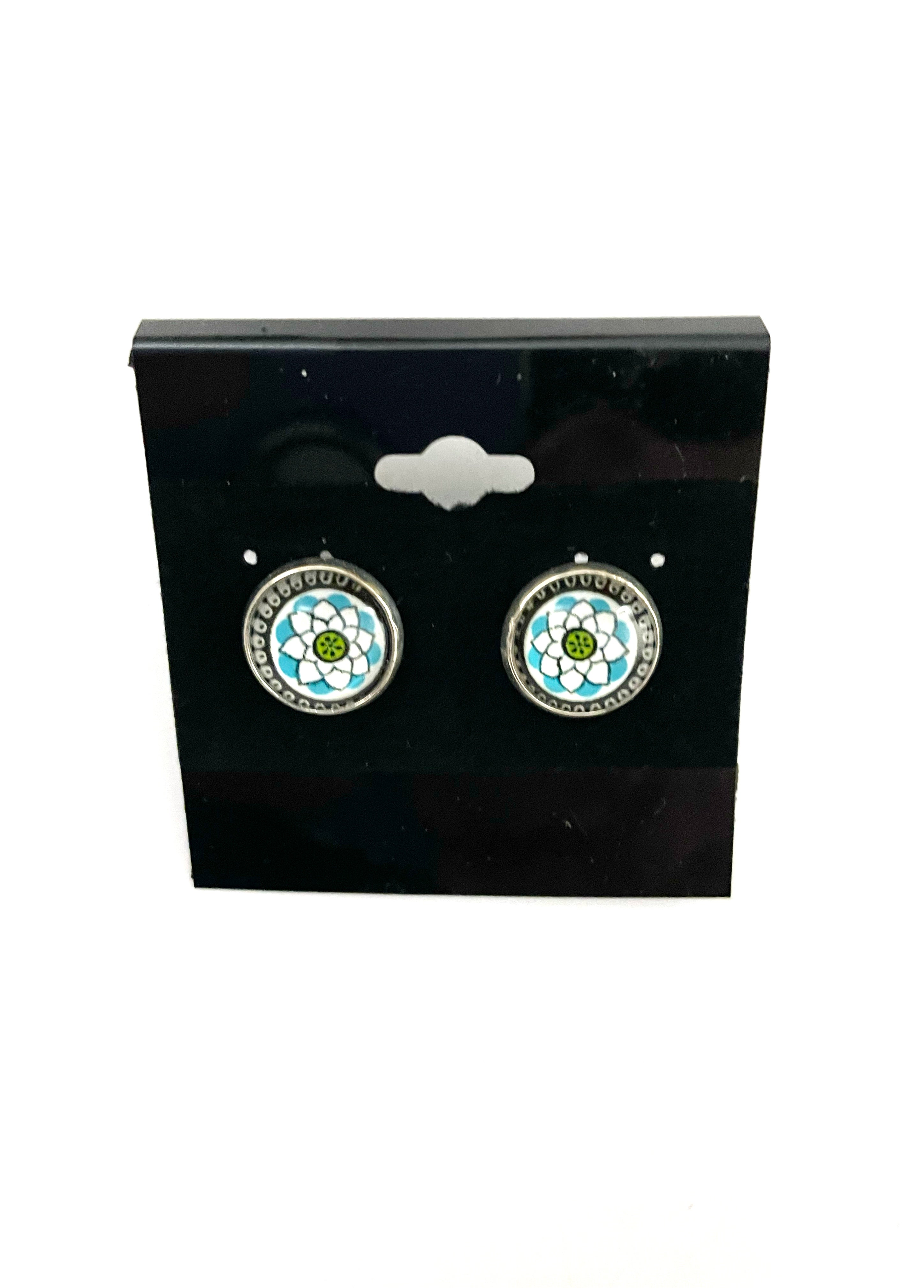 Colorful Post Earrings - Multiple Options - Silver Posts