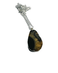 Agate Oval Pendant Necklace