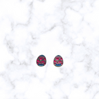 Easter Egg Post Earrings