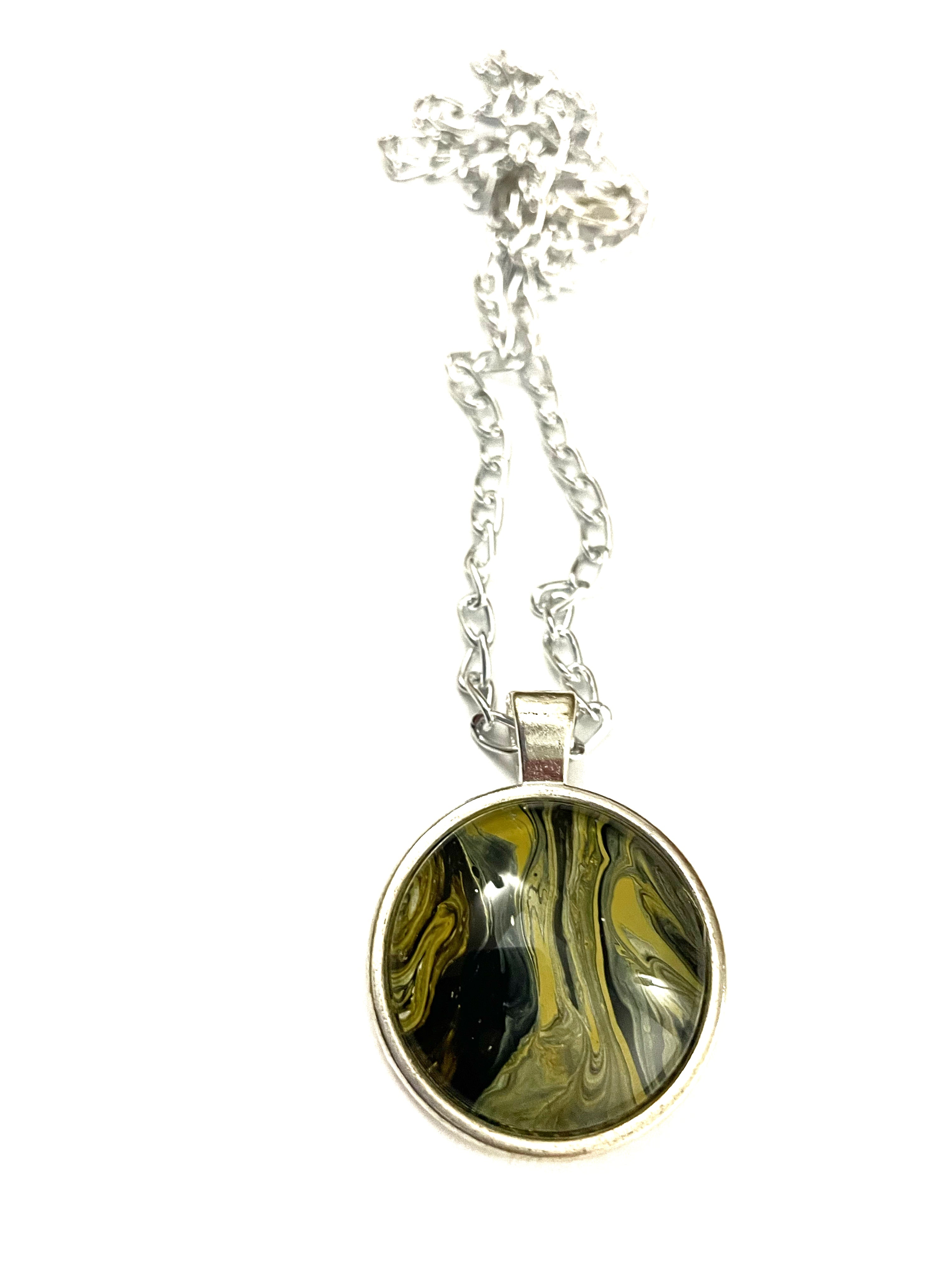 Yellow Acrylic Necklaces