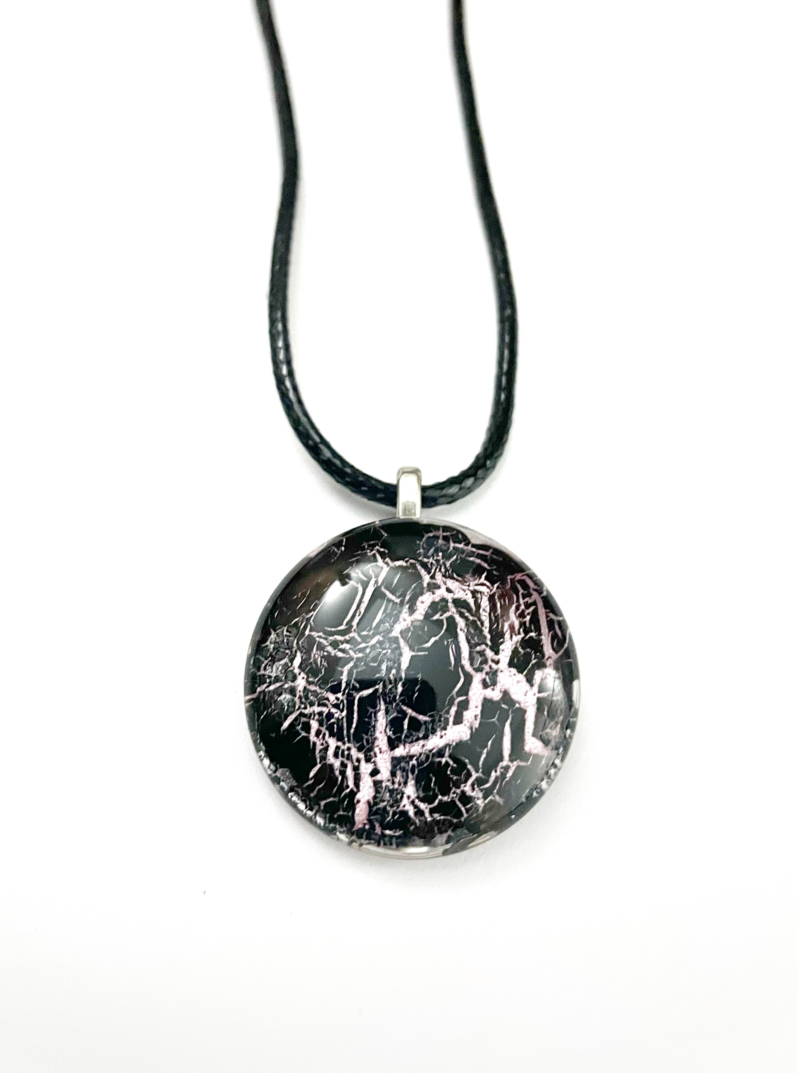 Crackle Polish Necklace - Multiple Options