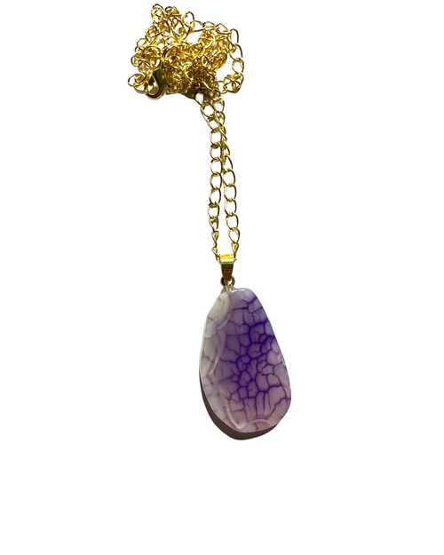 Agate Pendant Necklace