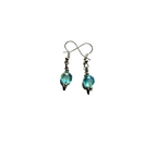 Light Blue Glass Bracelet and Earring Set