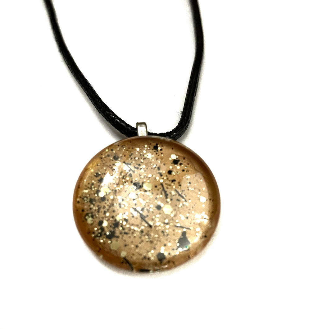 Nail Polish with Glitter Necklace - Multiple Options