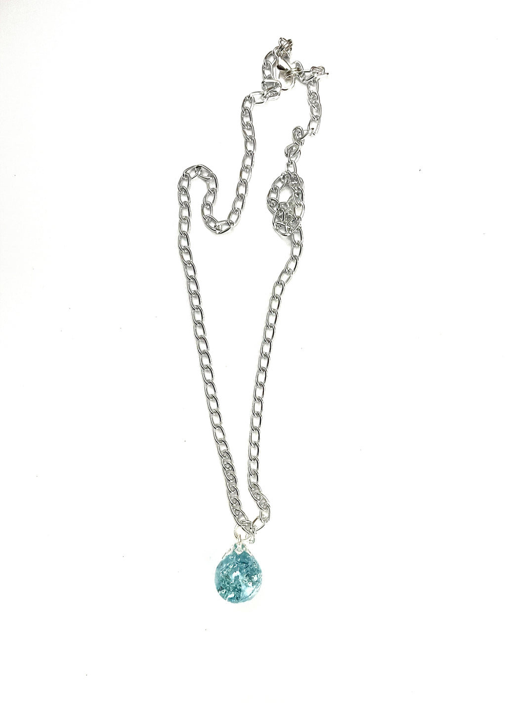 Light Blue Marble Necklace