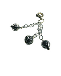 Black & Clear Acrylic Purse Bling