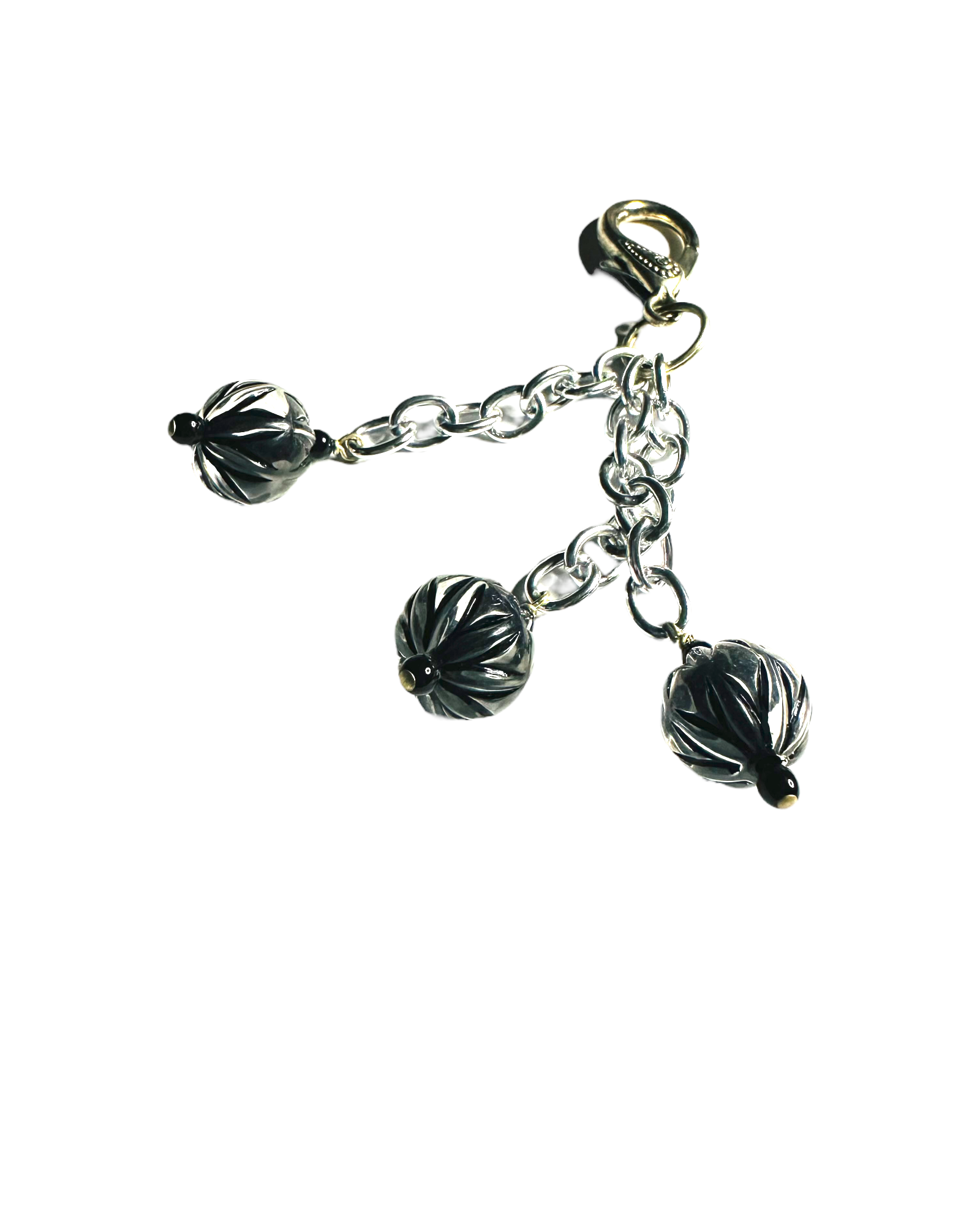 Black & Clear Acrylic Purse Bling