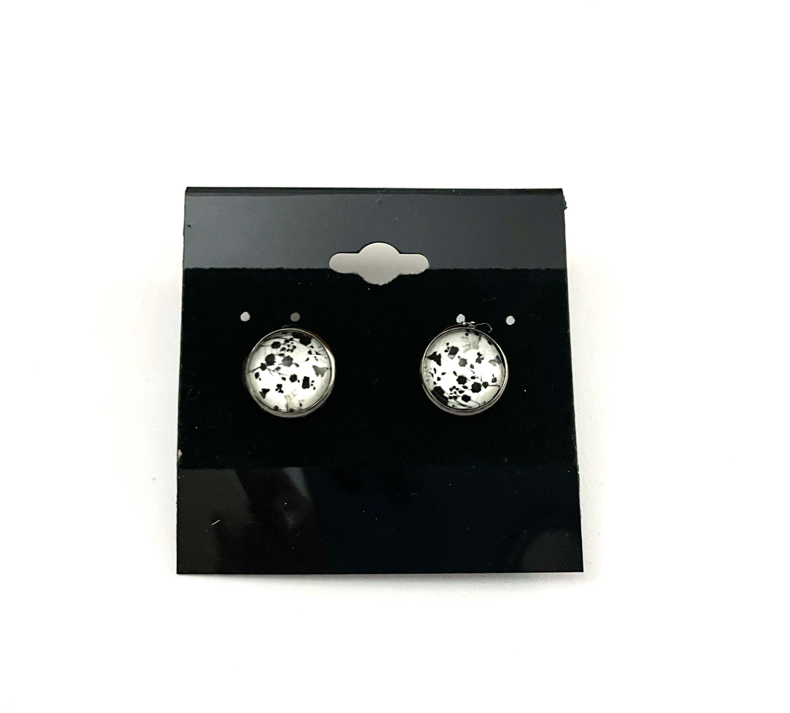 Colorful Post Earrings - Multiple Options -  Black Posts
