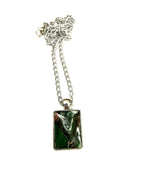 Red and Green Acrylic Necklaces
