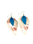 Double Layer Leather Earrings