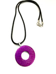 Fushia Washer Necklace