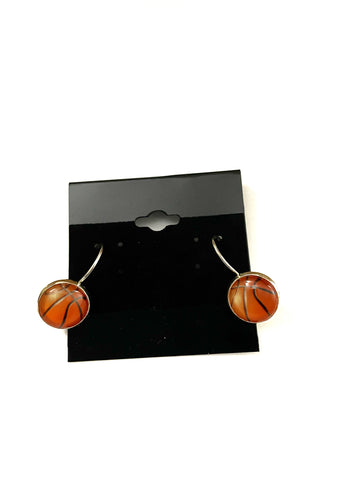 Basketball Lever Back Earrings