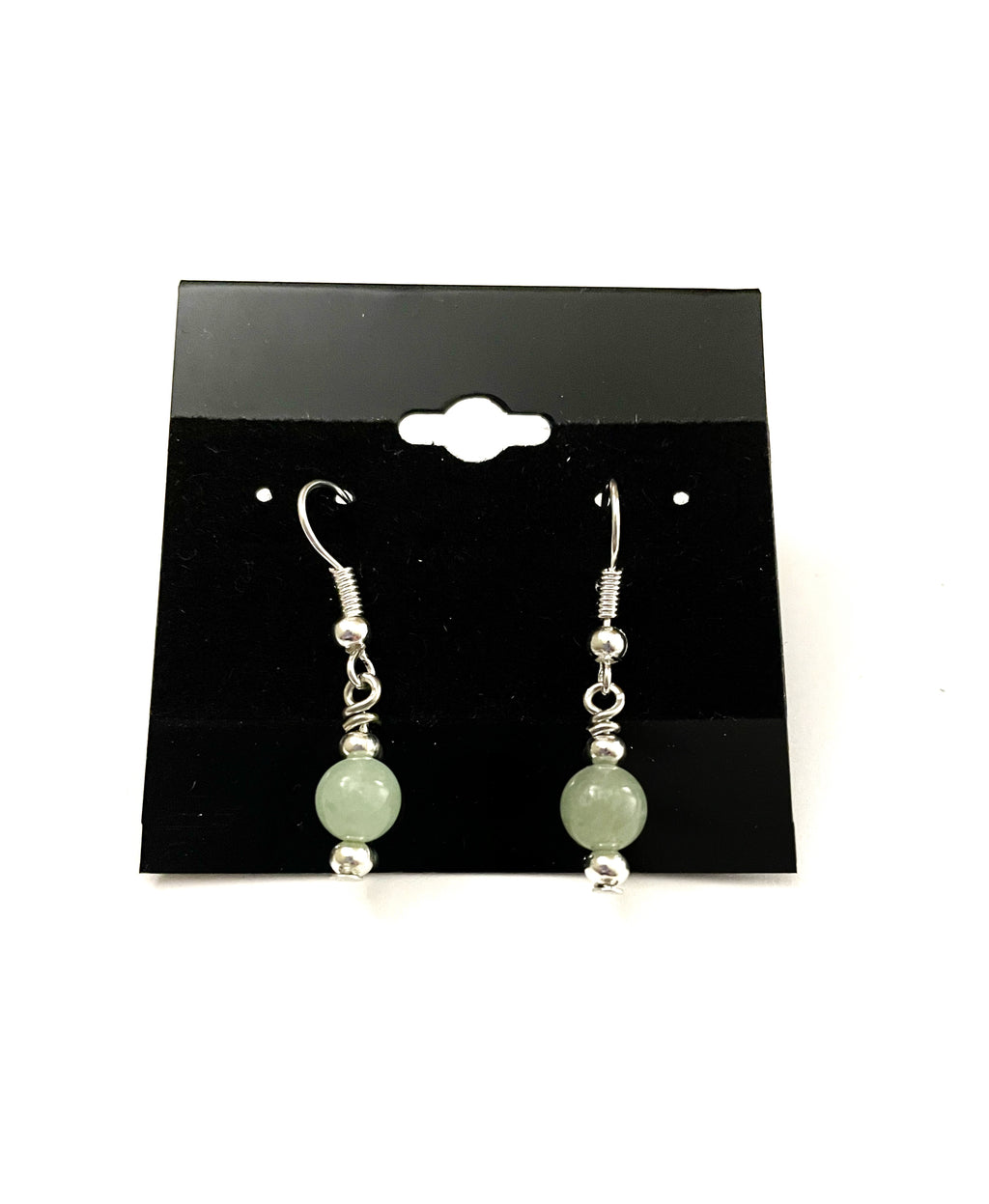 Green Aventurine and Clear Quartz Bracelet and Earring Set