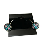 Plaid Lever Back Earrings - Multiple Options