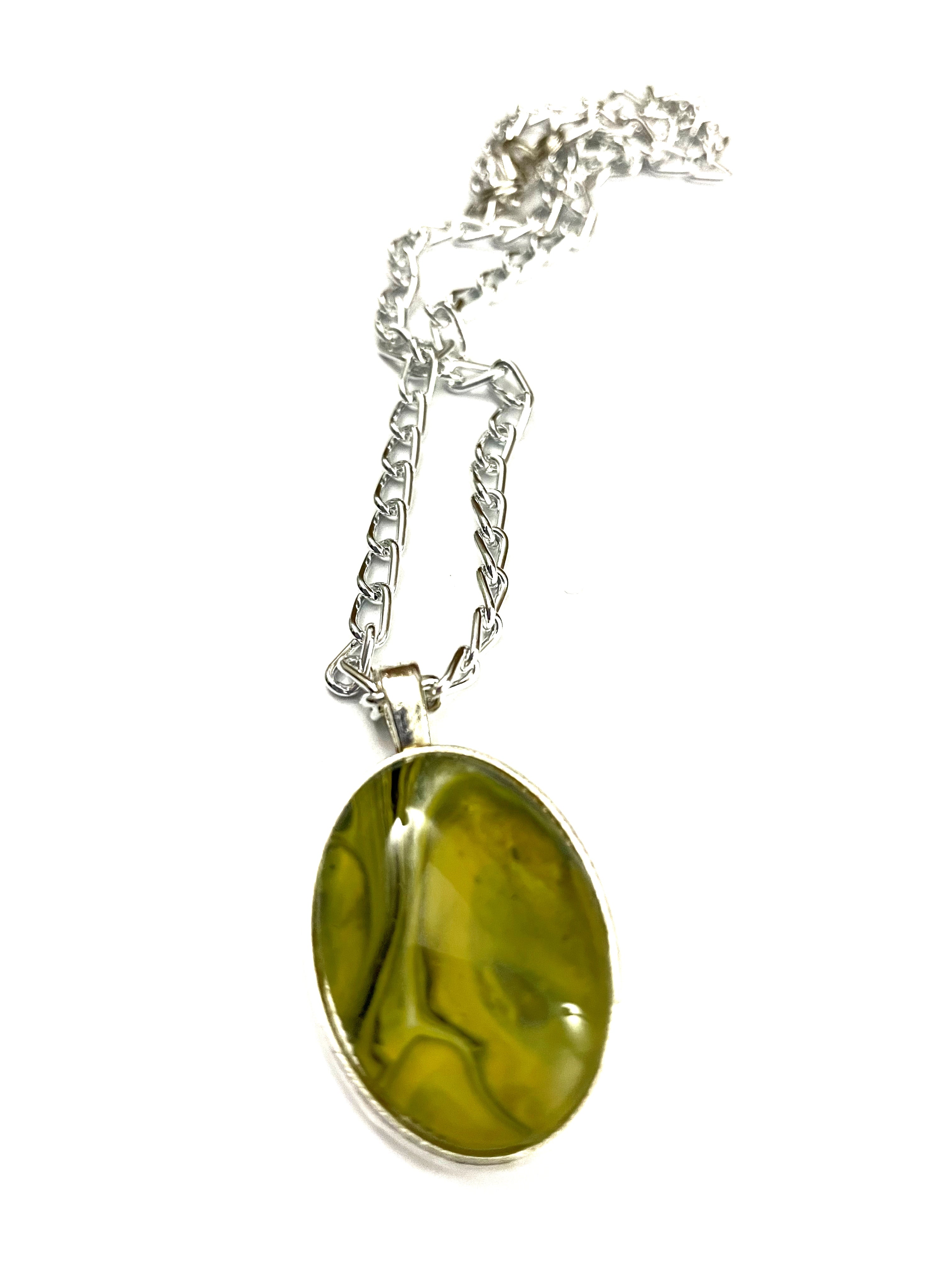 Yellow Acrylic Necklaces
