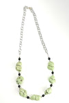 Green Nugget Turquoise Necklace