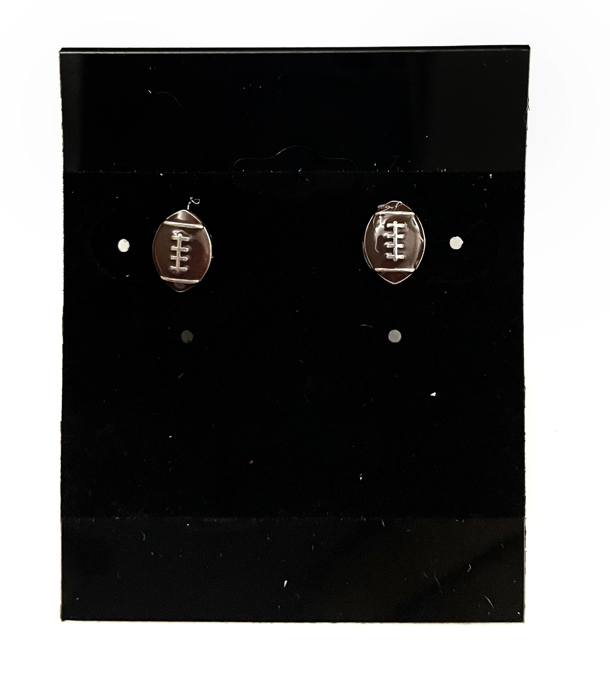 Football Post Earrings