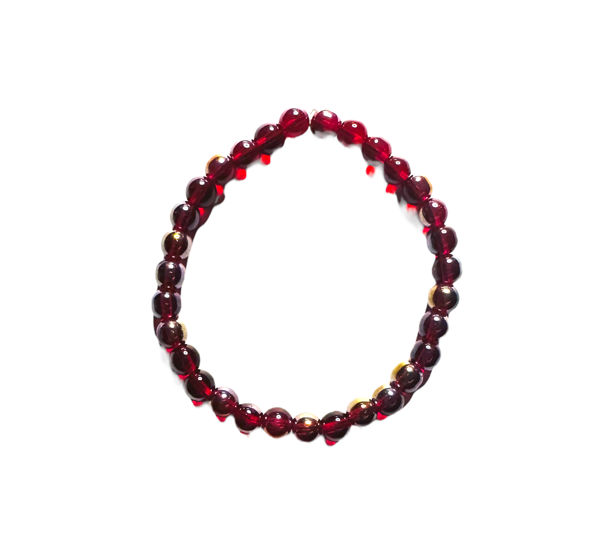 Red AB Stretchy Bracelet