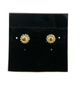 Silver Flower Post Earrings