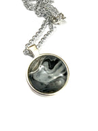 Grey Acrylic Necklaces