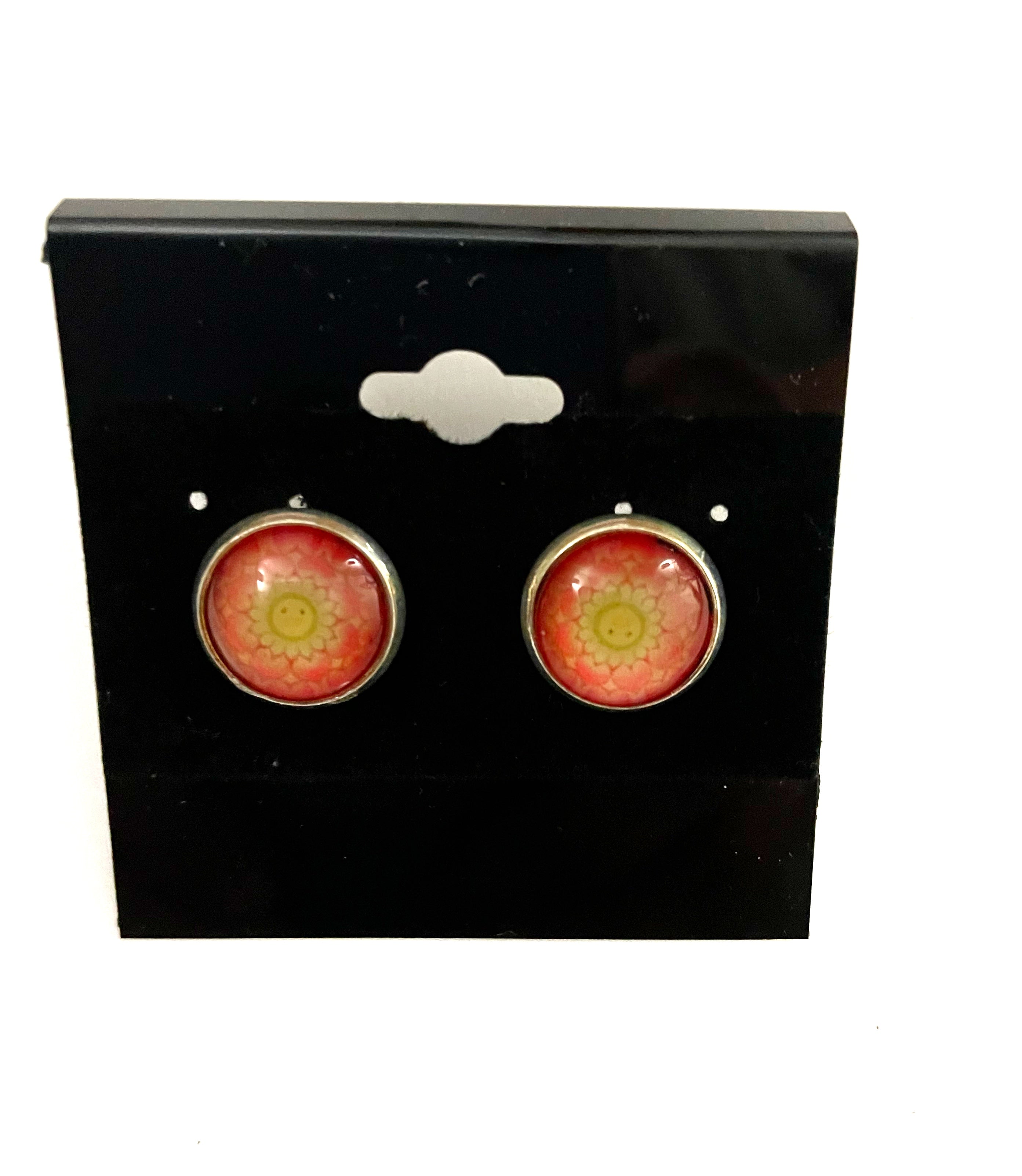 Colorful Post Earrings - Multiple Options - Silver Posts