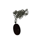 Agate Oval Pendant Necklace