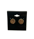 Light Brown Druzy Earring