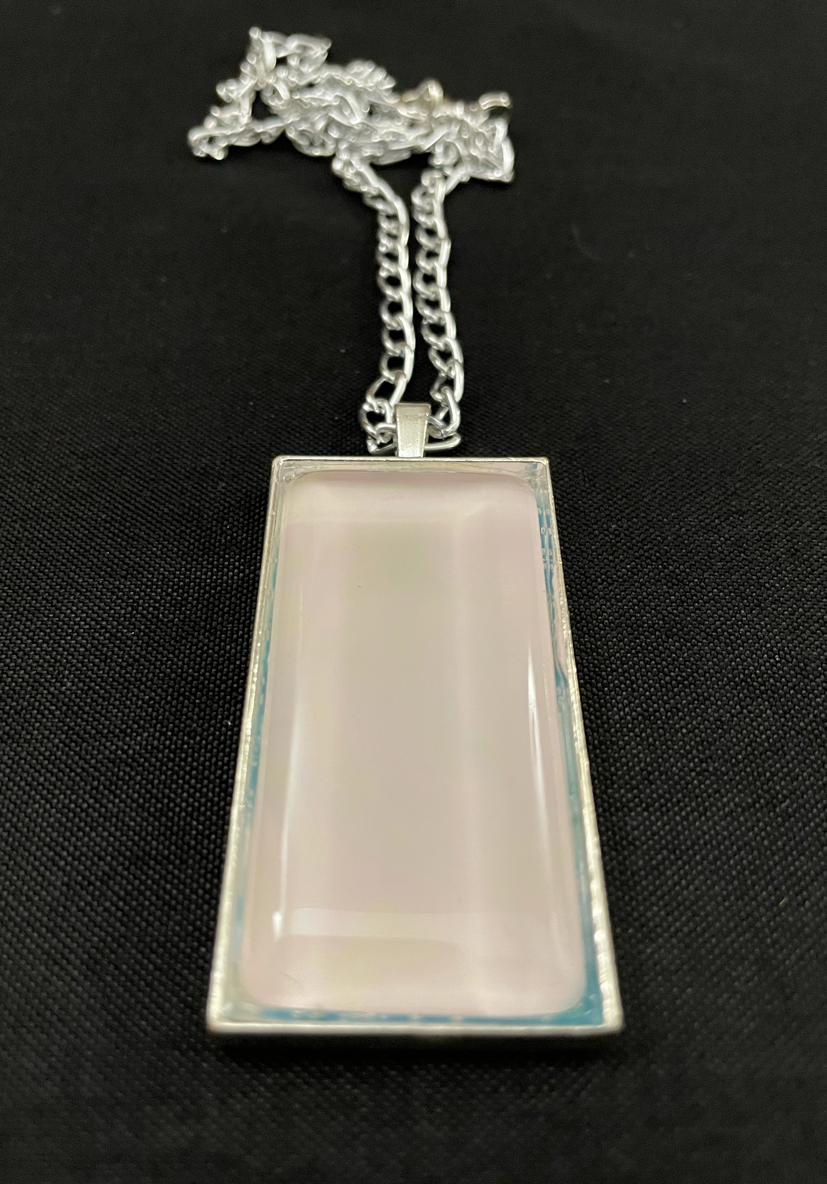 Pale Pink and Cream Acrylic Necklaces