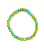 Blue and Yellow Stretchy Bracelet