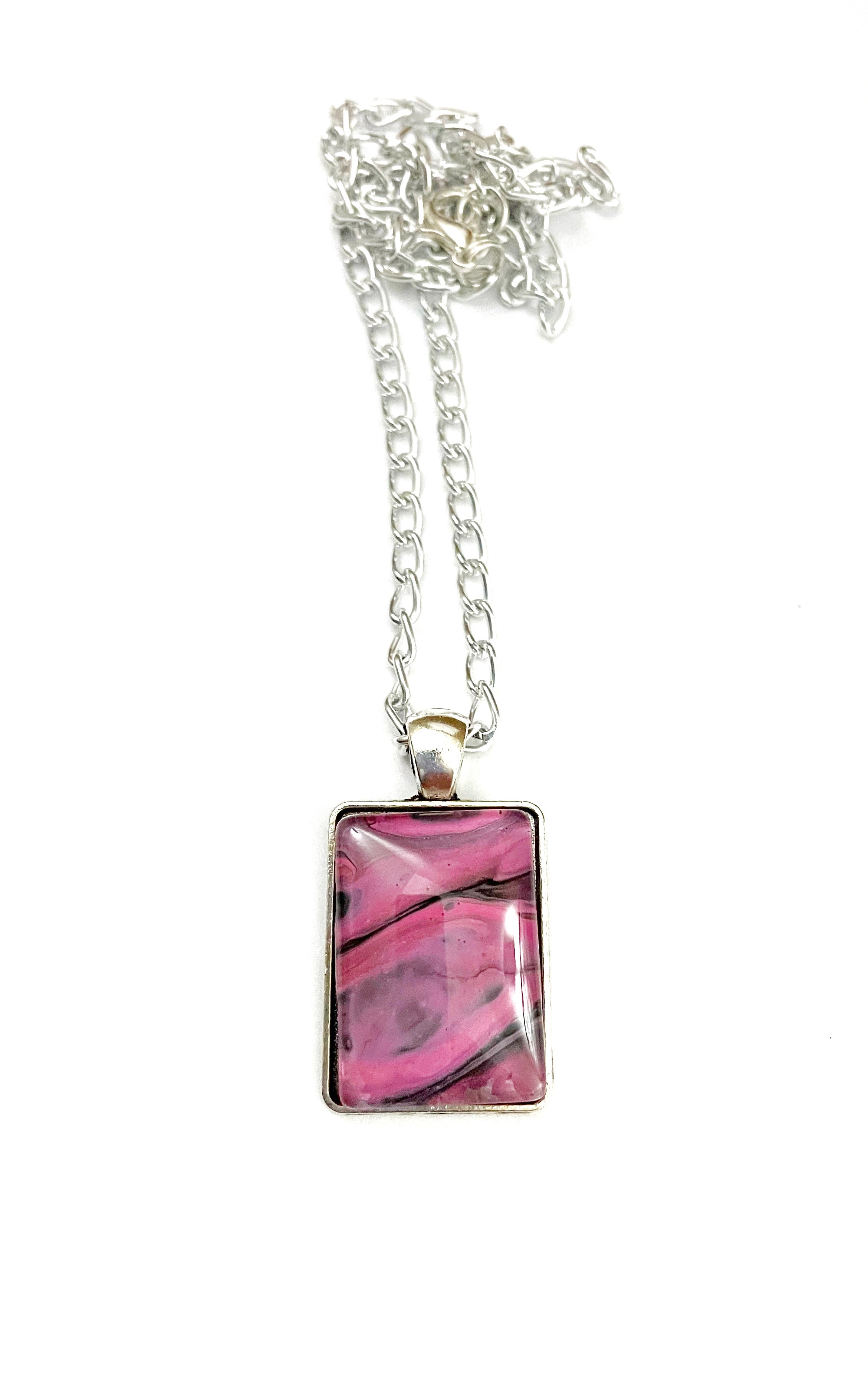 Pink Acrylic Necklaces