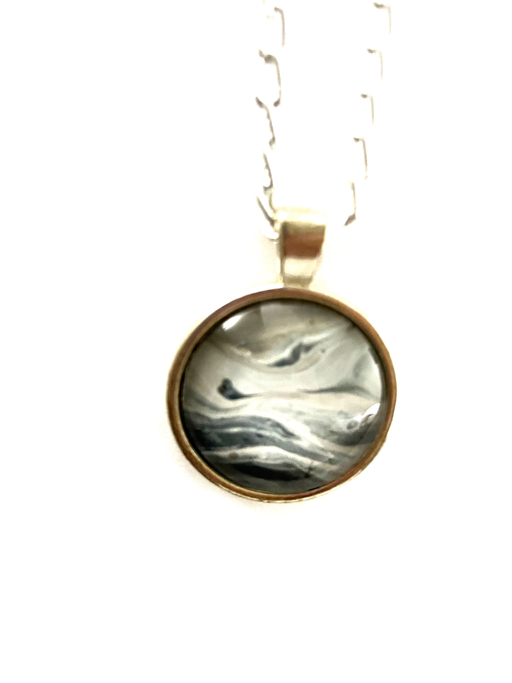 Grey Acrylic Necklaces