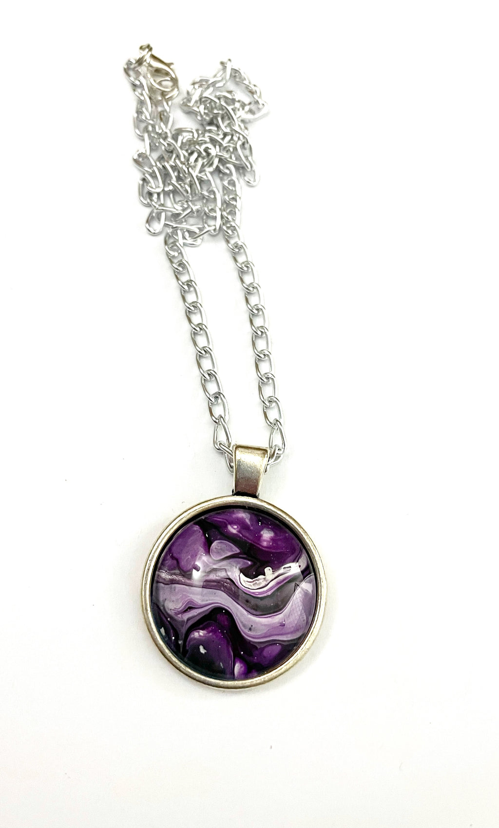 Purple Acrylic Necklaces