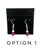 Magenta Pink Earrings