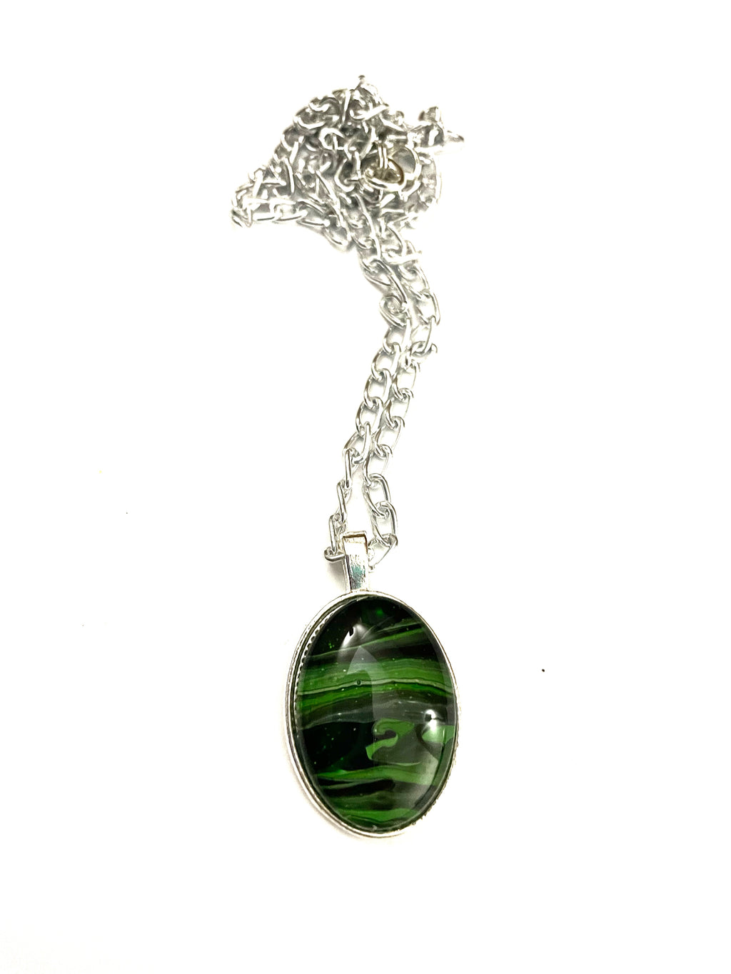 Green Acrylic Necklaces