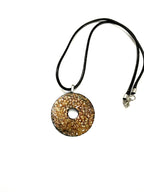 Brown Washer Necklace