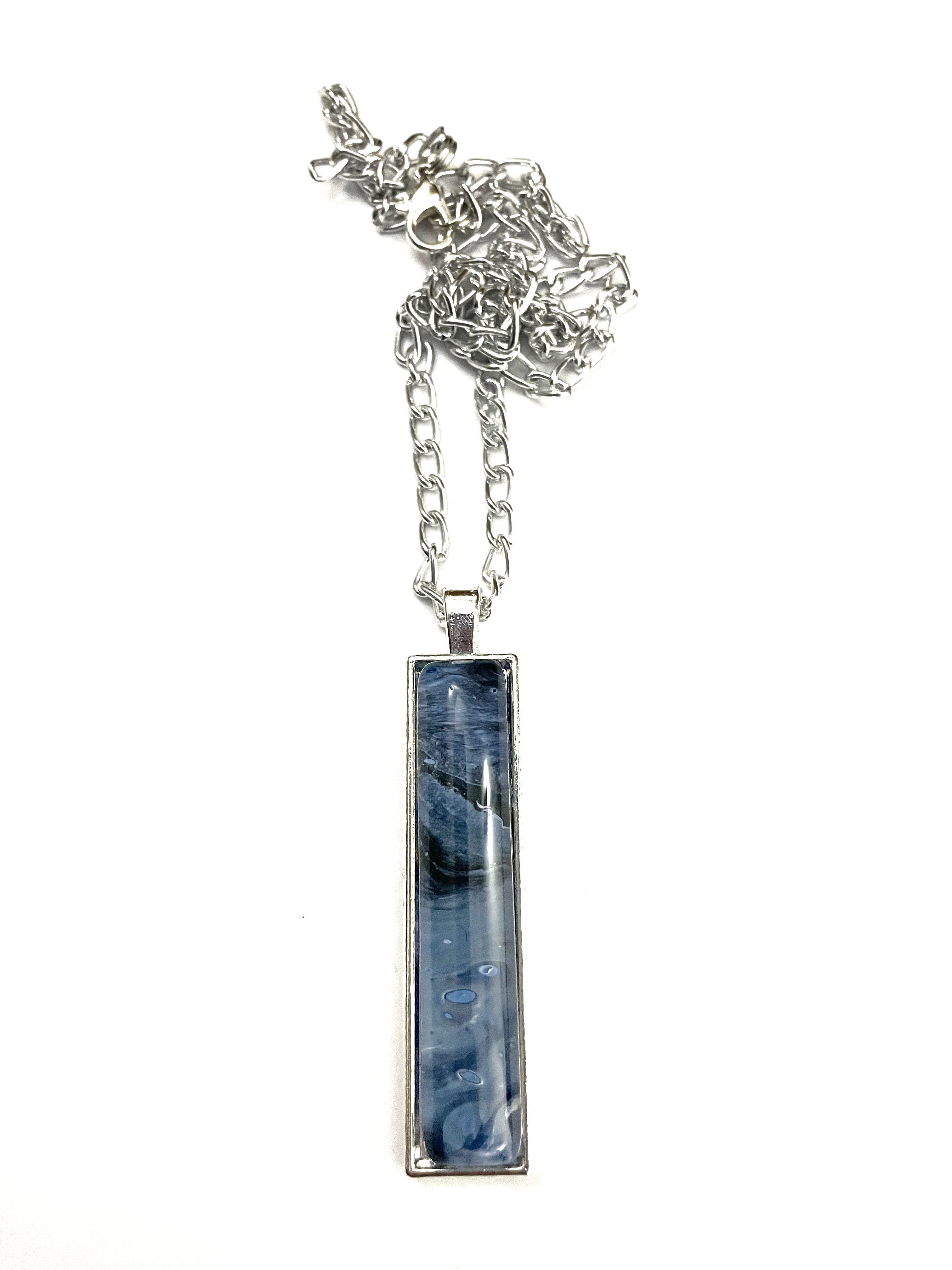 Blue Acrylic Necklaces