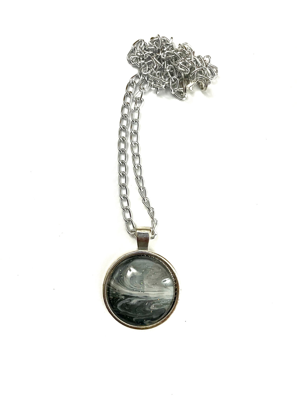Grey Acrylic Necklaces