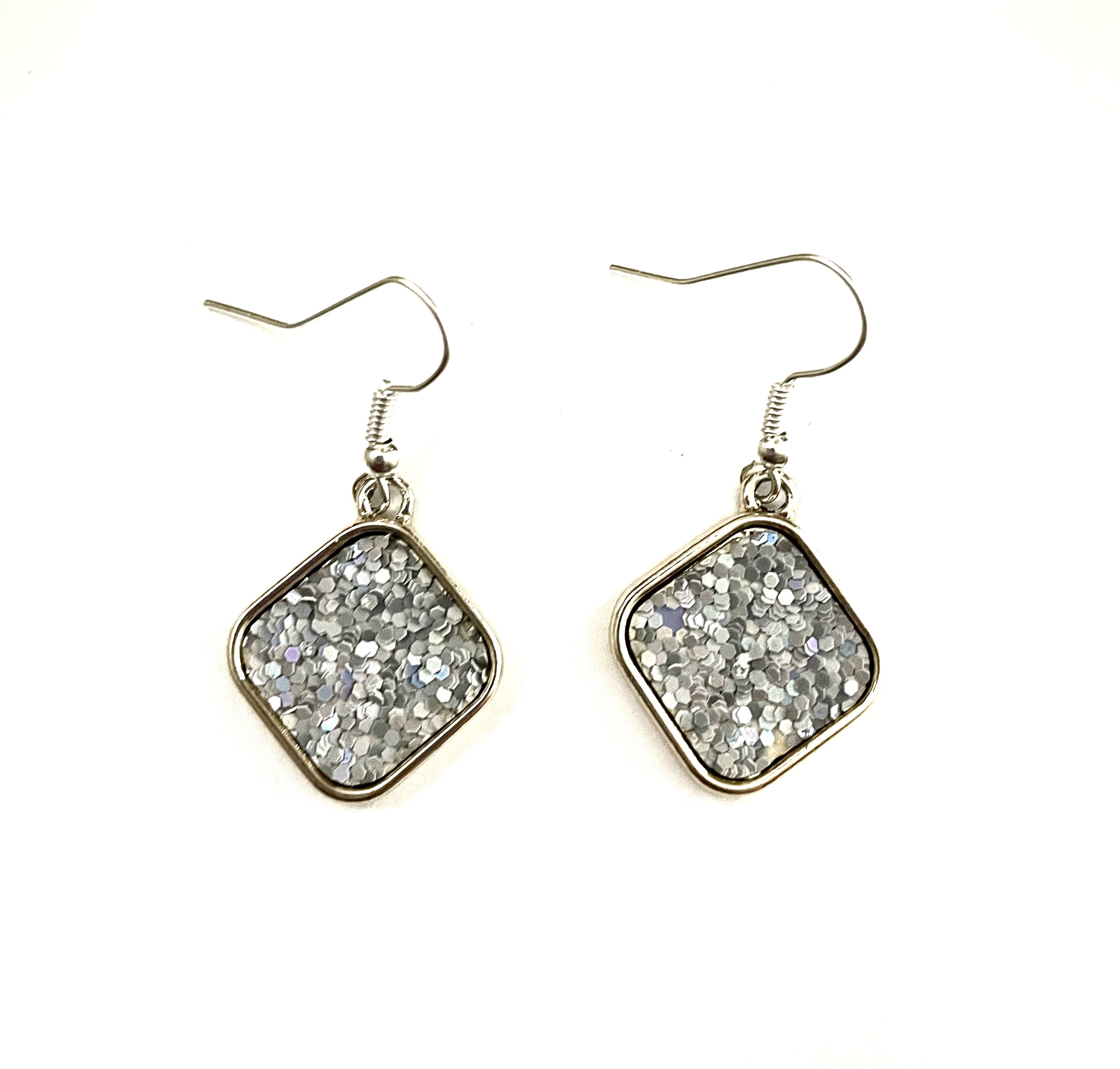 Glitter Metal Earrings