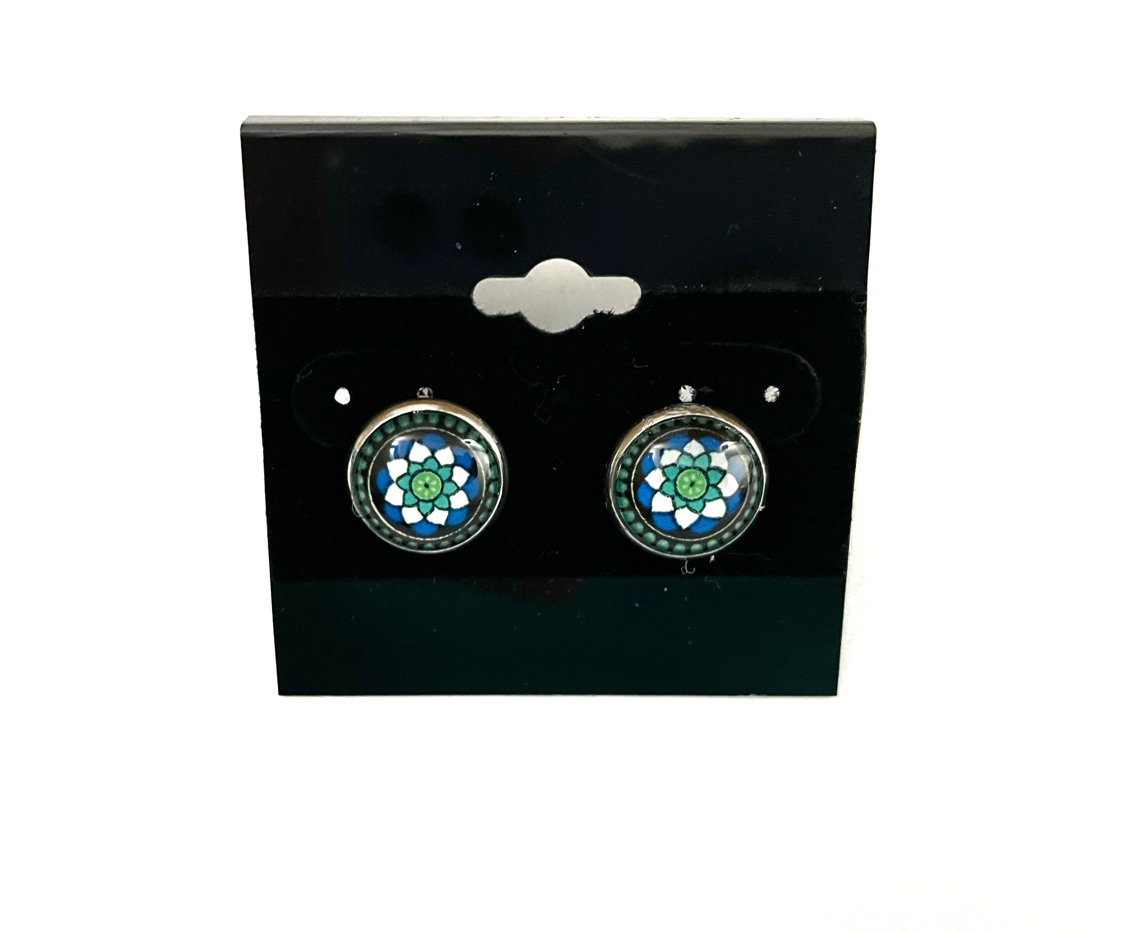 Colorful Post Earrings - Multiple Options - Silver Posts