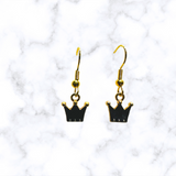 Enamel Gold Earrings